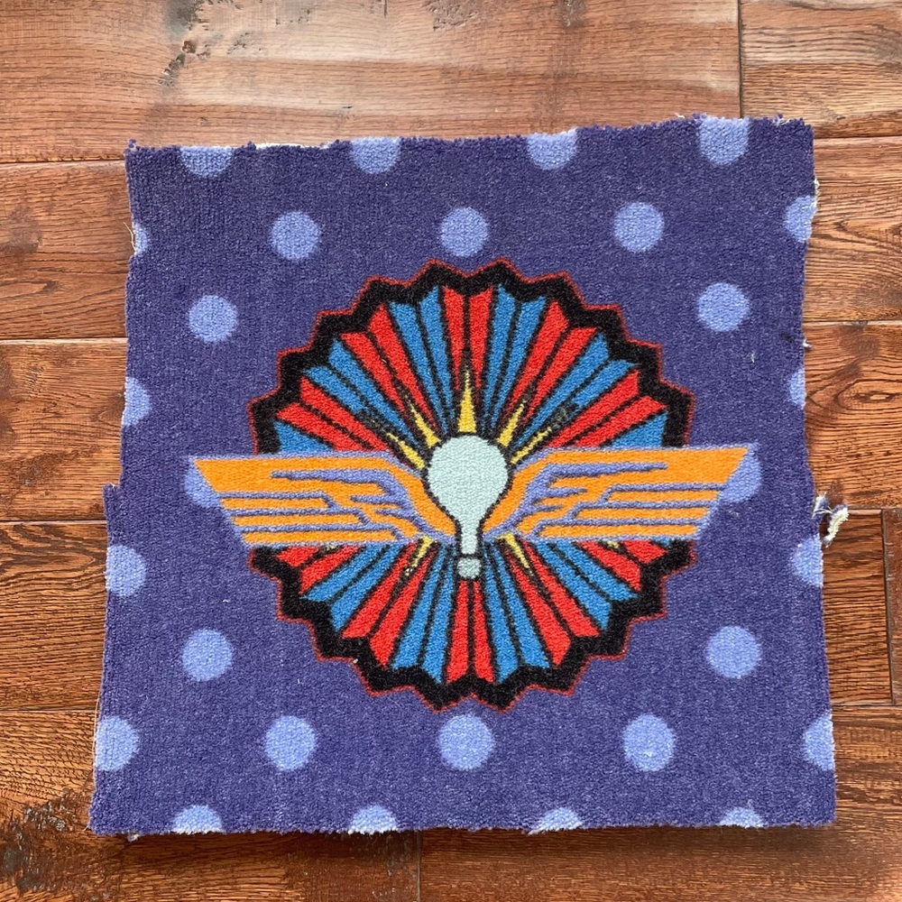 Vintage/Rare Epcot Journey Into Imagination with Figment Carpet/Rug Disney